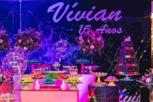 Festa de 15 anos Neon